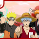 (Left to Right) Izuku Midoriya (My Hero Academia), Naruto Uzumaki (Naruto), Gintoki Sakata (Gintama), Ichigo Kurosaki (Bleach)
